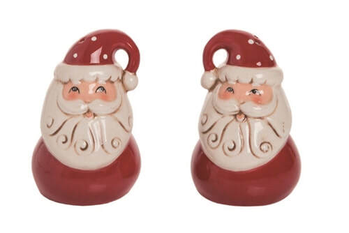 Santa Salt n' Pepper Shakers Set/2