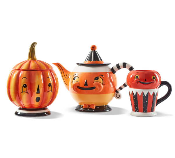 Alice in Wonderland Tea Set Pumpkin Teapot